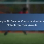 Dwayne De Rosario: Contributions to National Team, Key Goals, Legacy
